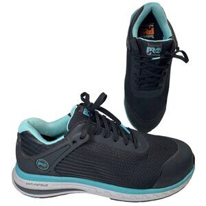 Timberland PRO Safety Toe Work Shoes Womens 9 Drivetrain Composite Black Sneaker